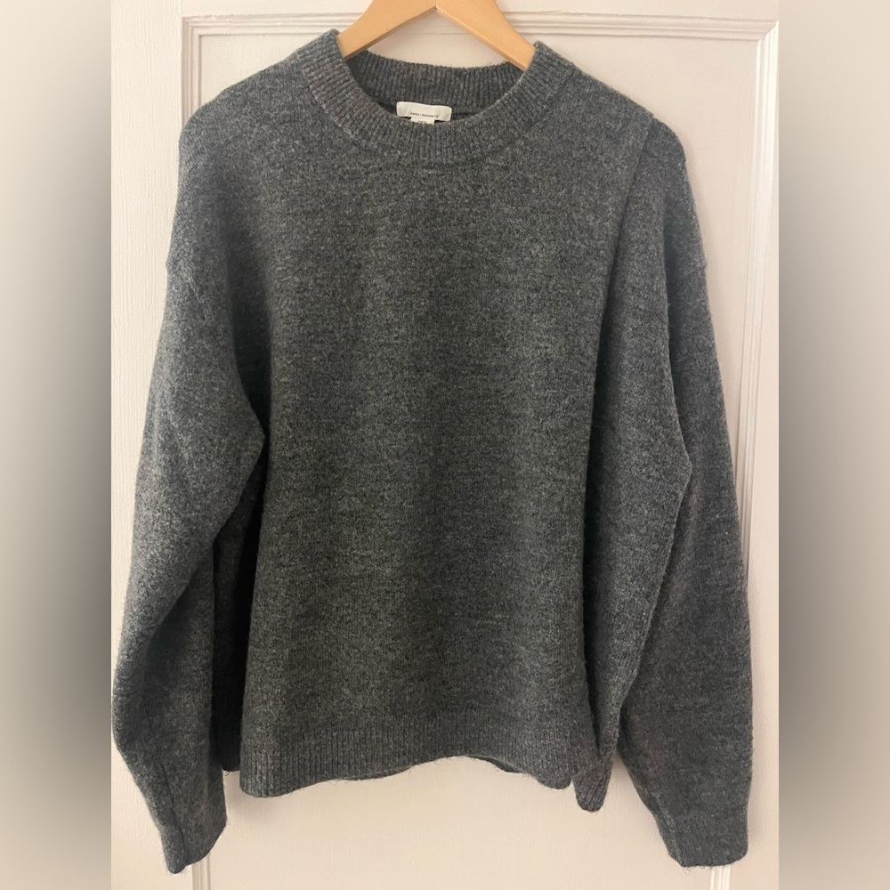 H&M Charcoal Knit Maternity/Nursing Sweater NWOT